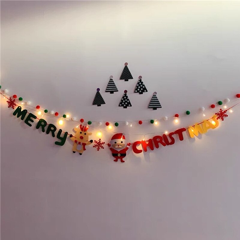 Yickyue Christmas Ribbon Gift Box Bandage Christmas Tree Bow Decoration 2m Linen Ribbon Diy Material Bag