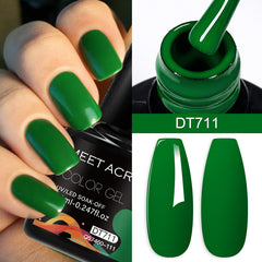 YICKYUE  -  7.3ml Avocado Color Nail Gel Polish Semi Permanent DIY Nail Supplies Manicure Gel Varnish Soak Off Base Top Coat