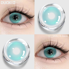 YICKYUE  -  1Pair Korean Contact Lenses for Eye with Prescription Myopia Blue Fashion Green Lenses Beauty Pupils Lenses Natural Lens