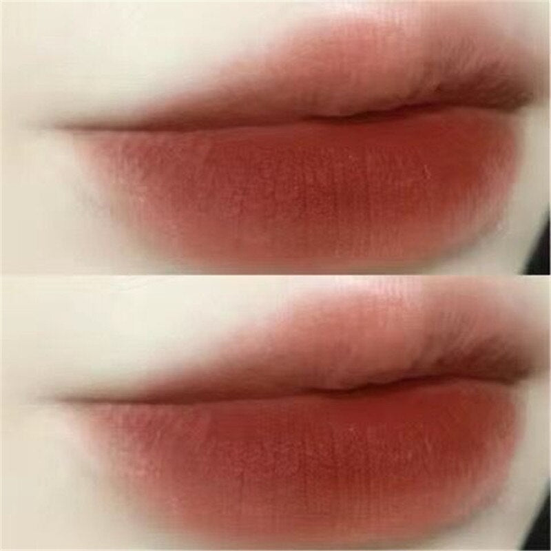 Yickyue Chestnut Velvet Matte Liquid Lipstick Waterproof Lip gloss Long Lasting Nude Lipstick Women Red Lip Tint Beauty Cosmetics