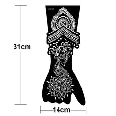 YICKYUE  -  1 Sheet Flower Lace Henna Stencil Body Art Temporary Tattoo Sticker Airbrush Print Stencil Stamp Plates Template Mandala Wedding
