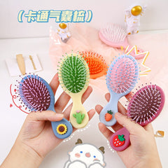 W&G Kawaii Comb Korean Mini Cartoon Air Bag Comb Ins Cute Girl Heart Air Cushion Comb Hairdressing Comb Home Decoration Prop