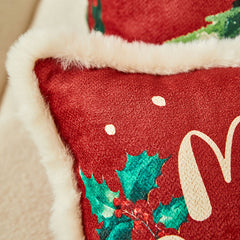 YICKYUE  -  Christmas Tree Square Pillow Double-Sided Printing Creativity Festive Atmosphere Home Decoration And Accessories Sofa Cushions