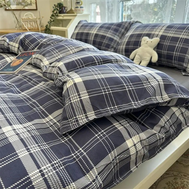 YICKYUE  -  Bedding Set Bed Sheet Set Linen Duvet Cover Double Bed Set Queen Size Luxury Matrimonial Covers Queen Bed
