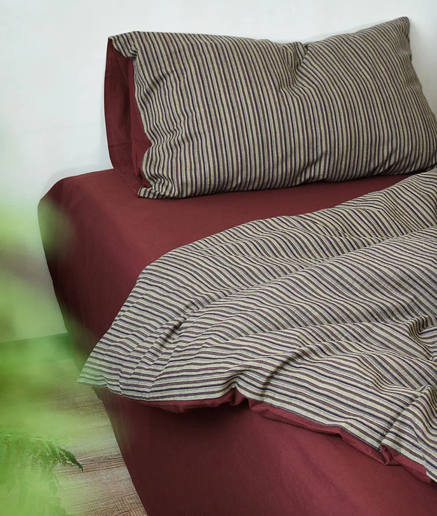 YICKYUE  -  vintage jacquard flower stripe bedding set 1.5 1.8 2.0,full queen king cotton home textile bed sheet pillow case duvet cover