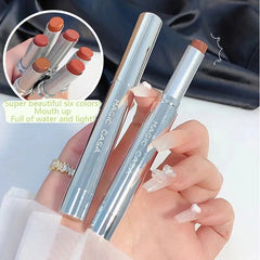 Yickyue Korean Non-stick Cup Lipstick Lasting Silky Moisting Velvet Lip Gloss Whitens Does Not Fade Water Mirror Lip Gloss Beauty Makeup