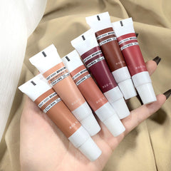 Pigment Lip Mud Velvet Matte Matte Lip Gloss Color Rendering No Stain on Cup Cheap Lipstick