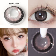 YICKYUE  -  2PCS/Pair Beauty Lenses Natural Pupil Colored Lenses for Eyes Yearly Use Comestic Contact Lenses Prescription Lenses