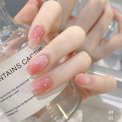 Yickyue 15ml Jelly Nude Nail Gel Polish 36 Colors Semi Transparent Summer Ice Through Gel Pink Blue Soak Off UV LED Nail Gel Varnish