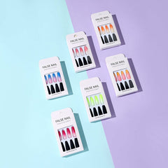 Nail Art Matte Gradient Ballet Acrylic Fake Nails Press On Nail Powder Tips Tools For Manicure Decoration Accessories JJZJ02
