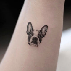 Waterproof Temporary Tattoo Sticker Cute Puppy Design Body Art Fake Tattoo Flash Tattoo Arm Female Male