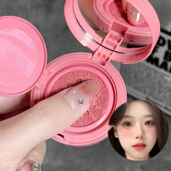 YICKYUE  -  Air Cushion Blusher Peach Taro Pink Milk Blush Mashed Potato Brighten Shading Matte Blush Rouge Korean Makeup Cosmetic with Puff