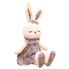 45-90cm Kawaii Dressing Rabbit Stuffed Animal Plush Toys for Baby Girls Cute Doll Kids Baby Appease Toy Birthday Gift Home Decor
