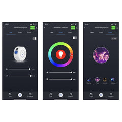 Tuya Smart Star Projector WiFi Laser Starry Sky Projector Waving Led Colorful Car Home Atmosphere Light Wireless Control Alexa