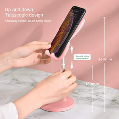 Cute Bunny Phone Holder Desktop Cell Phone Holder Stand Height Angle Adjustable Phone Stand Support Most Mobile Phone or Tablet