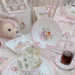 YICKYUE  -  Pink Bown Display Stand, Easel Stand for Picture Frame, Decorative Plate, Book Photo, Anti-Slip Display Dish, Rack Shelf, Home D