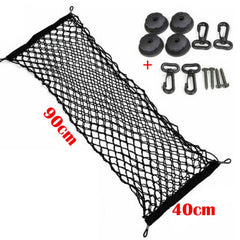 90*40cm Car-styling Boot String Mesh Elastic Nylon Rear Back Cargo Trunk Storage Organizer Luggage Net Holder Auto Accessory