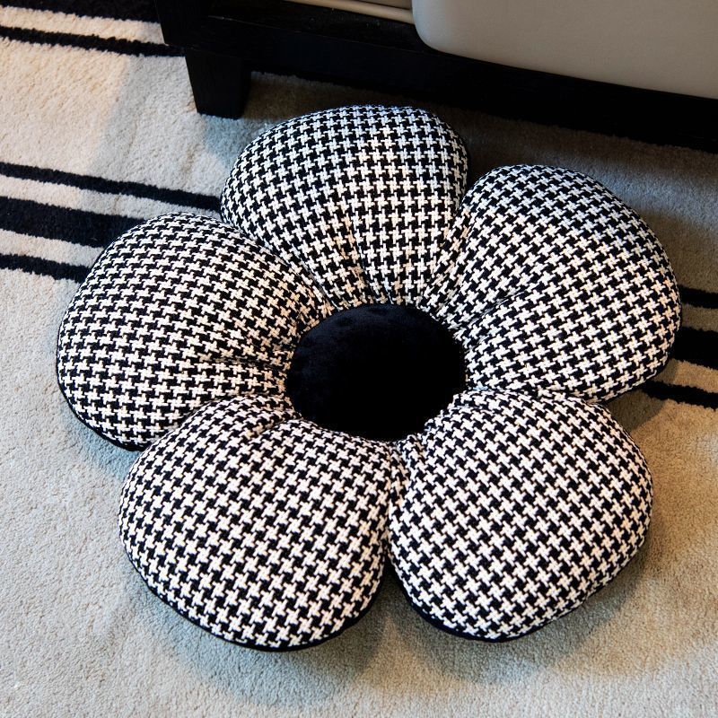 YICKYUE  -  Grid Cushion Black School Dormitory Children's Room Kindergarten Bedroom Car Decoration Sofa Chair Stool Office  Fart Cushion