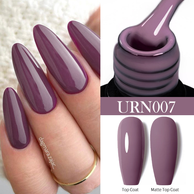 YICKYUE  -  7.5ml Nude Glitter Color Nail Gel Polish Semi-permanent Varnish Soak Off Nail Art Base Top Coat UV LED Gel Manicure