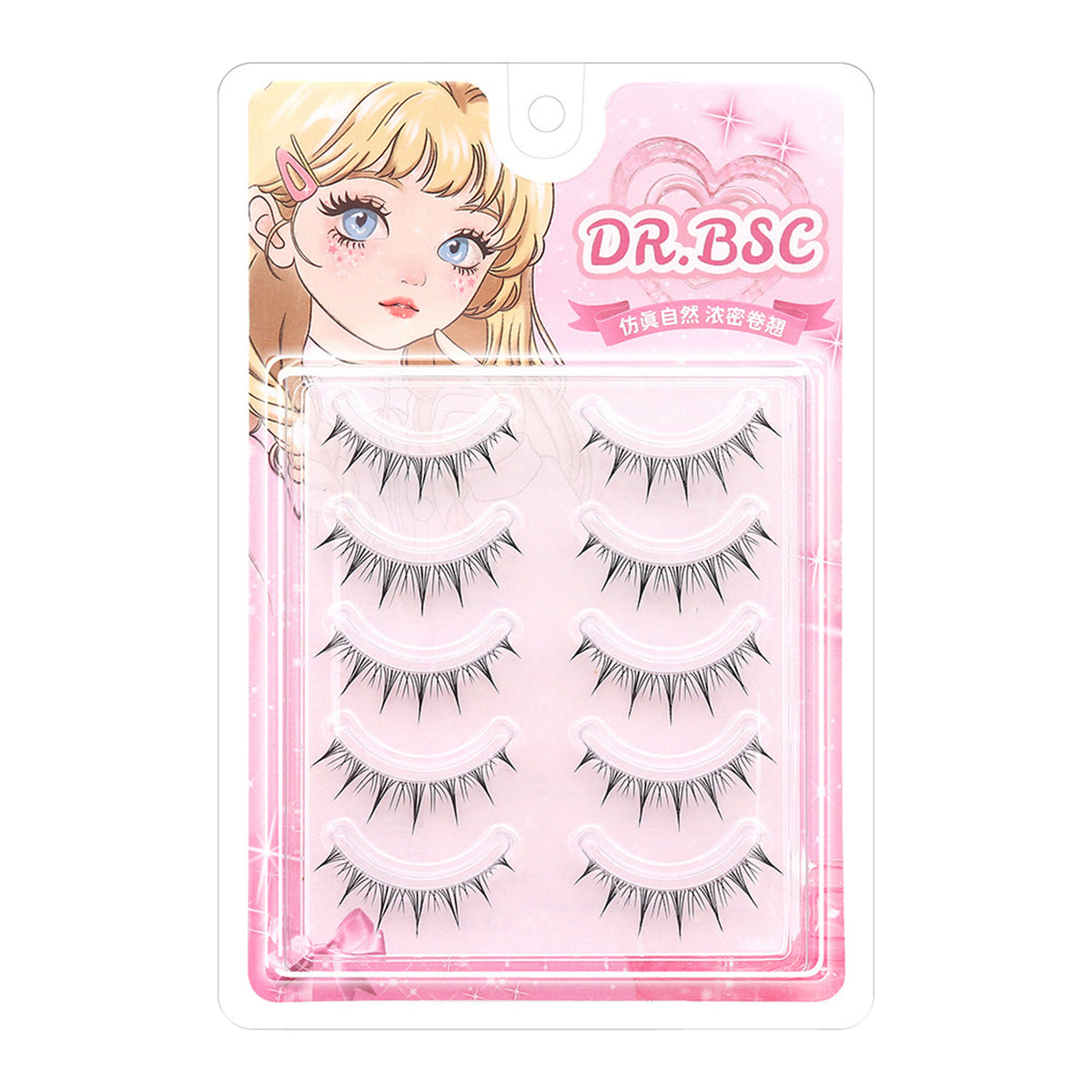 YICKYUE  -  Thin Band Manga Lashes Extension Korean Idol Doll Cosplay DIY Eye Lash Natural Asian False Eyelashes