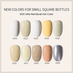 MAYCHAO 12ml Square Bottle UV Gel Nail Polish 2022 Summer Cream Color Top Coat Soak Off UV Gel Art Nail Varnish Manicure Lacquer