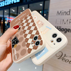 Cute Bear Case For Samsung A52S 5G A51 A12 A02 A32 A72 A71 A50 A30S M12 M02 Case Soft Funda Samsung S20 FE S21 Ultra Plus Cover