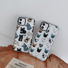 Cartoon Cute Dog Phone Case For iPhone 11 11Pro Max Transparent silicone Soft Case For iPhone 8 7 Plus X XS Max XR Cover Funda