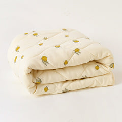 Cherry Lemon Printed Cotton Baby Quilt Cover Floral Newborn Blanket Covers for Babies Girls Bedding Blankets Quilts