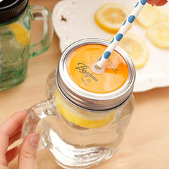 480Ml Milk Tumbler With Dome Lids Double Wall Glass Drink Cups With Straw Reusable Clear Water Bottle Transparent Fruit Cup