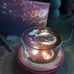 Starry Sky Projection Colorful Underwater World Night Light Bluetooth Audio LED Children's Gift Bedroom Sleep Atmosphere Lamp