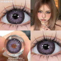 YICKYUE  -  1 Pair Color Contact Lenses for Eyes Fashion Natural Brown Lenses Beauty Green Lense Blue Lenses Colorcon Eye Contact