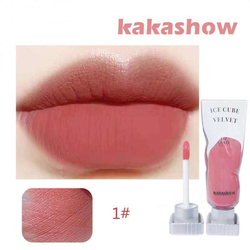 Korean Style Lip Glaze Ice Lip Tint Makeup Cosmetic Moisturizing Lip Lipstick Waterproof Lasting Gloss Charming Liquid Lipstick
