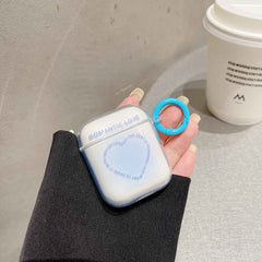 New round love earphone case for apple airpod pro 3 bluetooth cover accessories for air pod 2/1 soft silicone cute capa box