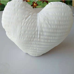 Yickyue 40x50cm Heart Shape Imitation Rabbit Fur Cushion Cover Super Soft Rabbit Plush Pillow Pillowcase Cover Sofa Bed Home Decoration