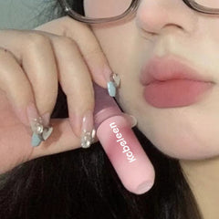 Yickyue Kobeleen Velvet Matte Lip Mud Waterproof Not Easy To Lose Pigment Color Nude Lipstick Students Natural Lasting Lip Makeup
