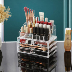 Acrylic Organizer for Cosmetics Makeup Organizer Clear Cosmetic Storage Box Storage Drawers Jewelry Box Mask Holder Stackable