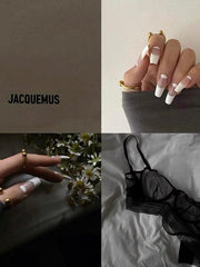 Yickyue White Extension Nails