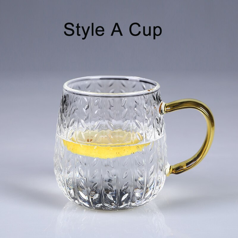 SENDIAN High Temperature Resistant Transparent Glass Cup Large Capacity Handmade Glass Cup 2021 Office Home Kitchen Accessories