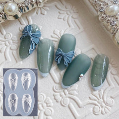 5D Silicone bear butterfly Mold Nail Carving Stamping Plate UV Gel Polish Manicure Mould DIY Nail Art Decorations Tools Fashion