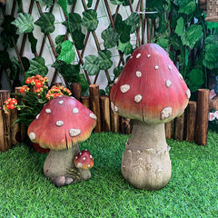 YICKYUE  Creative Mushrooms Outdoor Garden Decoration for Lawn and Kindergarten Landscaping