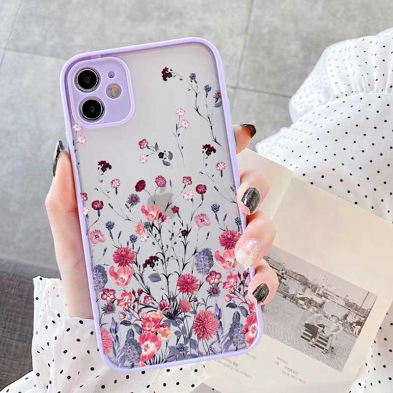 3D Relief ins Small floral cute phone case for iphone 11 12 mini pro max 7 8 plus se  x xr xs max soft silicone flower cover