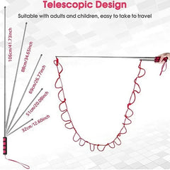 YICKYUE  Double Pole Bubble Rope for Show Performance and Party, DIY Decorations