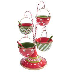1Pc Christmas Tree Dessert Table Fruit Plate Double Layer Cake Stand Holiday Party Candy Plate Snack Tray Xmas Snack Rack Holder