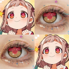 YICKYUE  -  1pair Yashiro Nene Cosplay Colored Contact Lenses 12months