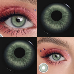 YICKYUE  Prescription Colored Contact Lenses -1.00 To -8.00 1 Year Soft Lens Natural Myopia Lenses For Bride Makeup Cosmetic