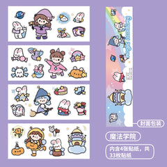 Original Cute Hand Account Hand Account Heat Preservation Cup Mobile Phone Sticker PVC Electric Car Helmet Waterproof Sticker