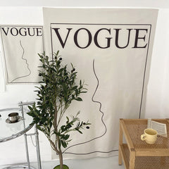 Cutelife Ins Nordic Flower Fabric Tapestry Napkin Macrame Room Decorative Wall Carpet Wedding Hand-drawn Dorm Apartment Tapestry