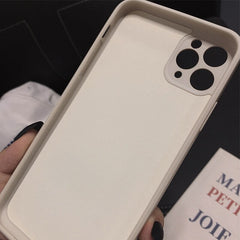 Smiley Liquid silicone phone case for iphone xr xs max x 7 8 plus 12 11 pro max mini cute cartoon cover conque shell