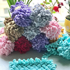 100g Ring Loop Yarn DIY Hand-woven Hat Scarf Blanket Knitting Yarn