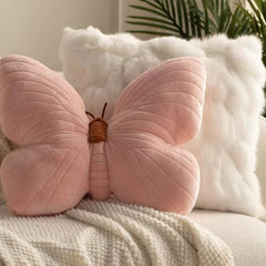 YICKYUE  -  Butterfly Pillow Cute Ins Sofa Pillow Soft Pink Butterfly Pillow Decoration Home Bedhead Portable Pillow Creative Alien Pillow